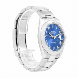 Rolex Datejust 41MM Blue Roman Dial 126300 Stainless Steel Watch